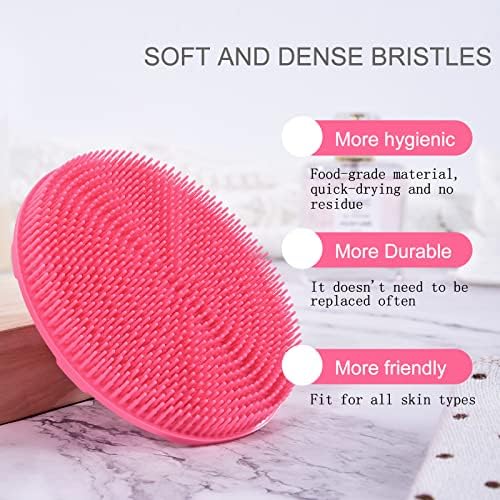 INNERNEED Food-Grade Soft Silicone Body Scrubber Shower Brush - Image 4