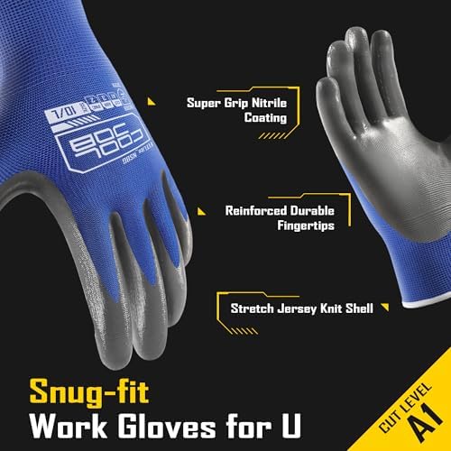 COOLJOB 10/20 Pair Safety Work Gloves - Image 2