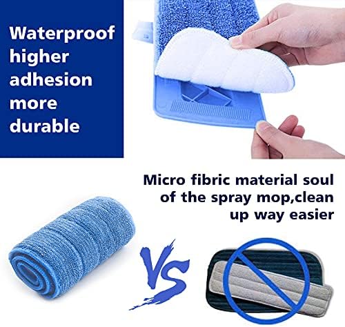 Reusable Microfiber Absorbing Mop Pads - Image 3