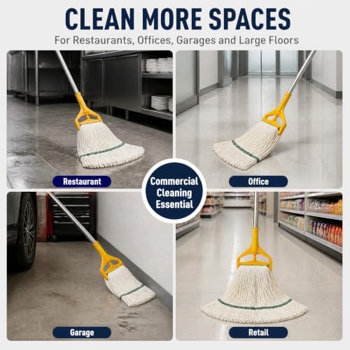 2 Pack 20 Oz Commercial Cotton Mop - Image 7