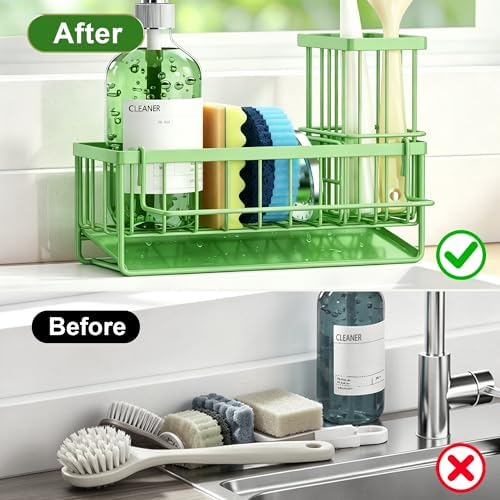 Sponge Holder for Kitchen Sink, Kitchen Sink Caddy, Kitchen Sink Sponge Holder - Image 5