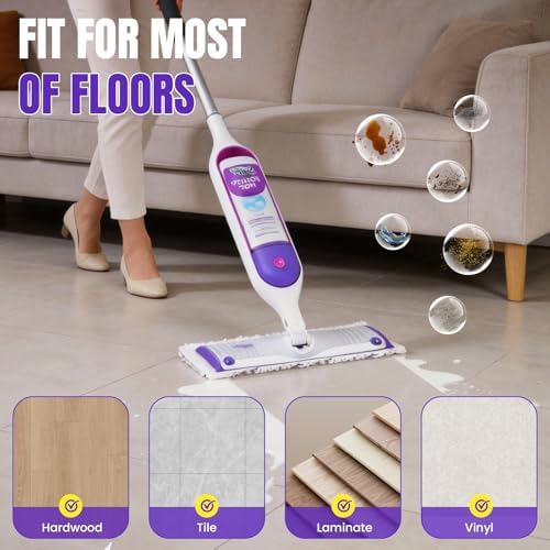 60 Pcs Power Mop Pads for Swiffer PowerMop 500+ Strips Multi-Surface Refill Pad - Image 4