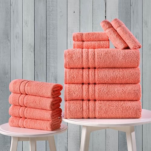 Hawmam Bath Linen Towels Large, Turkish Cotton, 4 Pack - Image 4