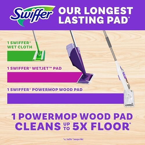 Swiffer PowerMop Wood Mopping Pad Refills - Image 4