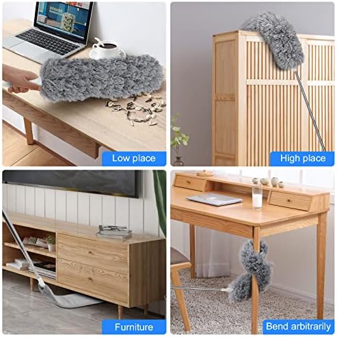 Duster with Extension Pole for Cleaning Ceiling Fans, High Ceilings, in Addition - Image 4