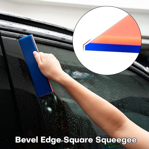 NEWISHTOOL 8-Inch Window Tint Squeegee Rubber Blade Without Handle, 2 Pack - Image 3