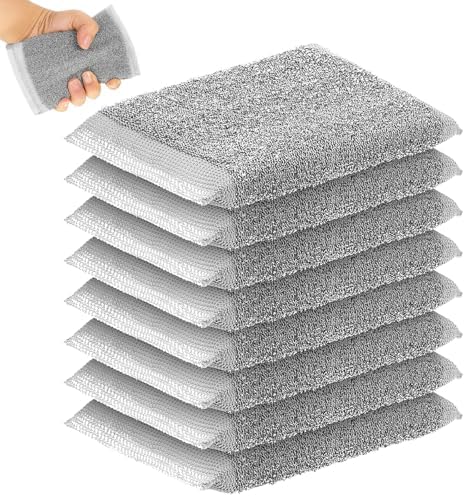 Thyle 8 Pack Kitchen Sponges for Dish, Non Scratch Scrubber by Thyle