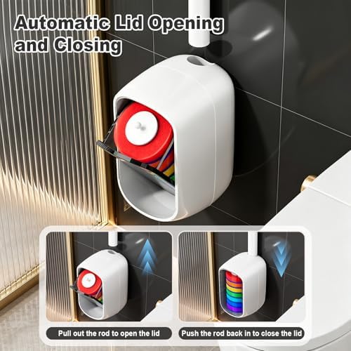 MOPUP Disposable Toilet Brush Set, 35 Refills - Image 2