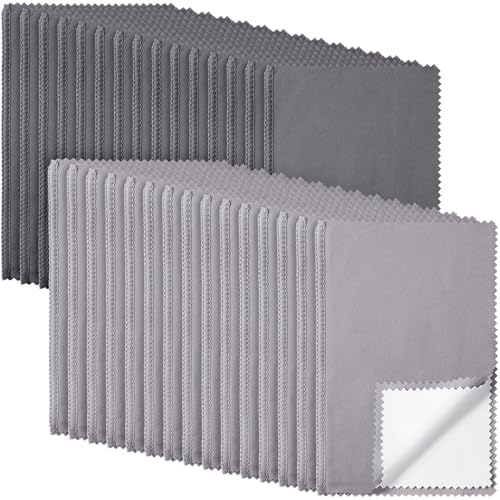Breling 30 Pcs Silver Polish Jewelry Polishing Cloths 6 x 8 Inches by Breling