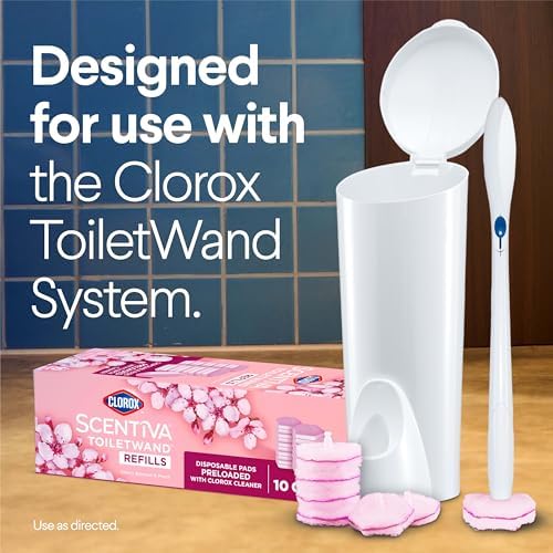 Clorox Scentiva ToiletWand Refills, Cherry Blossom and Peach - Image 7