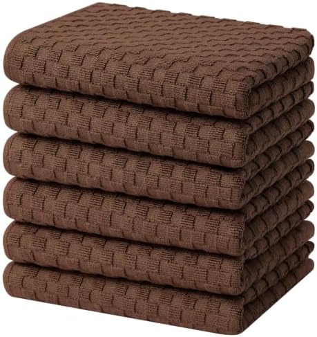 Homaxy 100% Cotton Terry Kitchen Towels by Homaxy