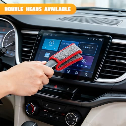 4PCS Car Detailing Brush Kit, Automotive Dusting Cleaning Kit - Image 4