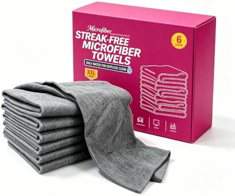 Magic Microfiber Cleaning Cloths, Streak Lint & Scratch Free, Clean Only by Unknown