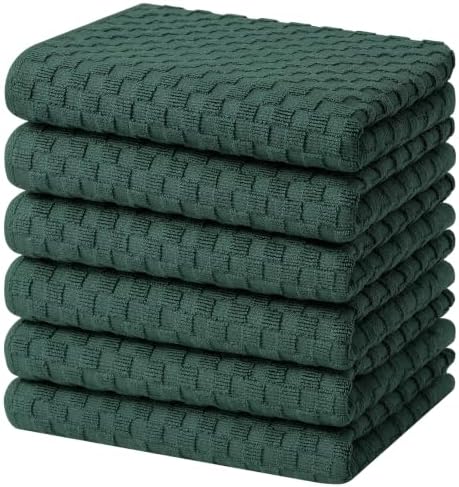 Homaxy 100% Cotton Terry Kitchen Towels by Homaxy