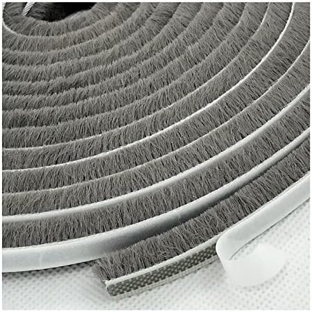 Weather Stripping Brush for Sliding Windows/Doors Frame Side, Pile Self by Zhilokdor