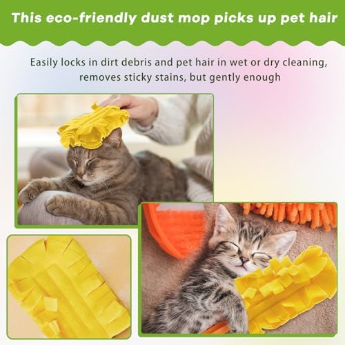 6 Pcs Reusable Duster Refills Washable Pads - Image 5