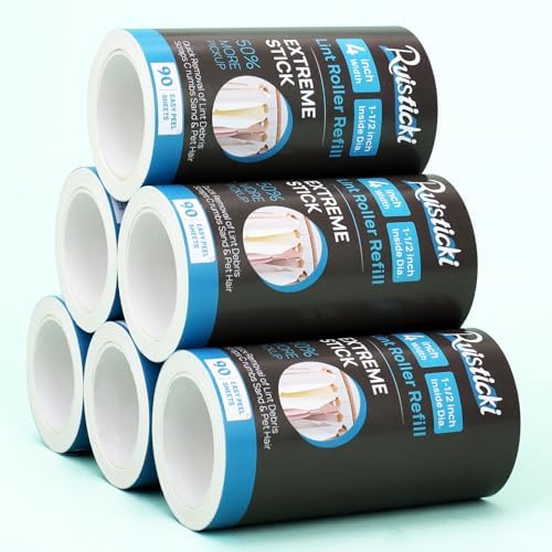 4 inch Lint Roller Refills for Evercare Extreme Stick All Purpose Lint Roller - Image 7