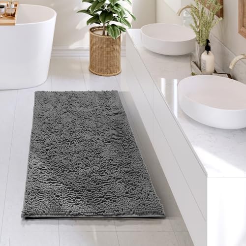 Hearth & Harbor Bathroom Rugs, Chenille Bath Mat - Image 2