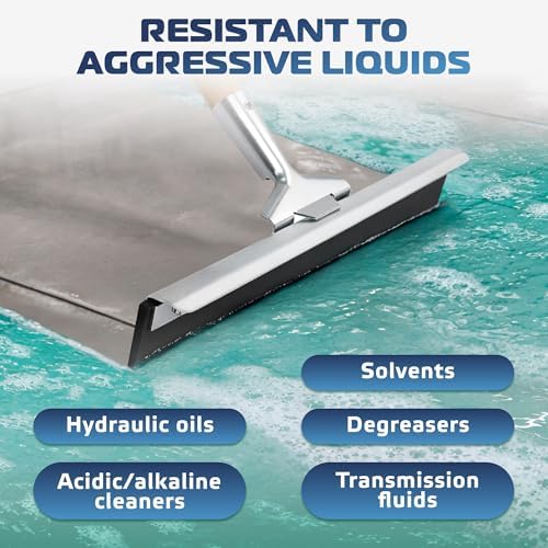 DSV Standard Garage Floor Squeegee 18’’, Neoprene Blade Asphalt Squeegee - Image 3