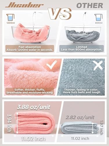 Hicober Microfiber Hair Towel Wrap - Image 2