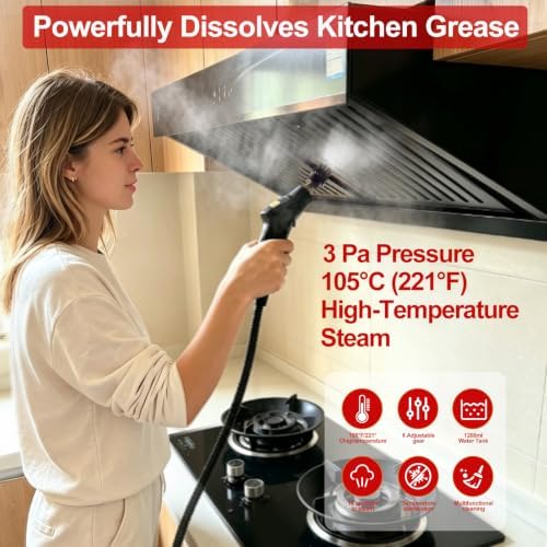 Steam Cleaner, Portable Pressurized Steamer - Image 3