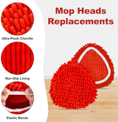 6PCS Spin Mop Heads for OCedar EasyWring 1-Tank System - Image 3