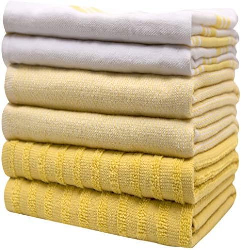 Premium Kitchen Towels 6 Pack 100% Cotton 20"x28" Dish Towels - Image 6