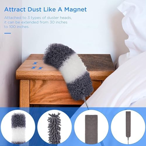 UIMO Microfiber Feather Duster 5-in-1 Kit - Image 6