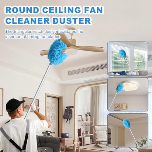 Storystore Ceiling Fan Cleaner Duster, Adjustable Microfiber Duster - Image 4