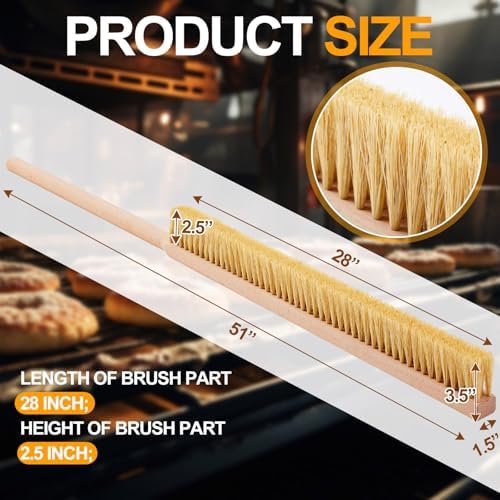 Maxdot 1 Pcs 51 Inch Giant Oven Brush Pizza Stone Brush - Image 3