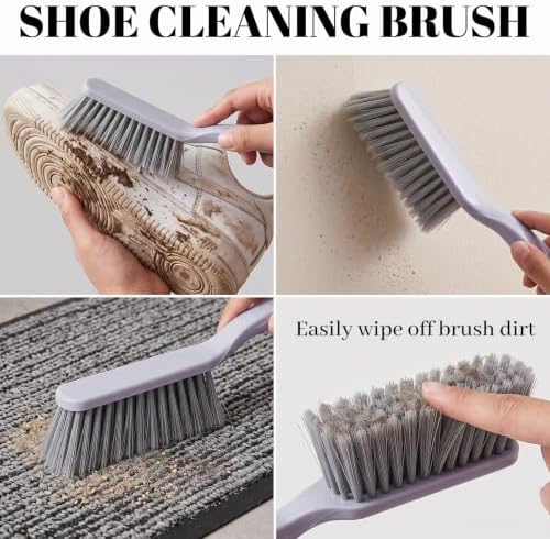 6 Pcs Small Broom and Dustpan Set, Portable Handheld Sweeping Brush Combo - Image 5