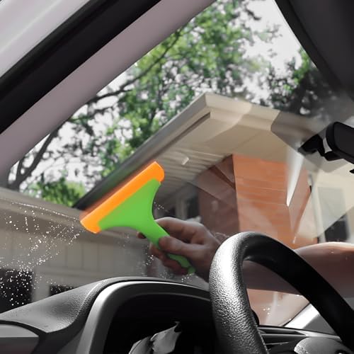 Small Silicone Window Squeegee, 5.9 Inch Vehicle Cleaning Scraper Water Wiper - Image 6