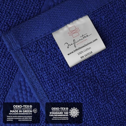 Infinitee Xclusives 100% Cotton Luxury Wash Cloths - Image 5