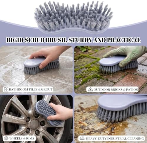 6 Pcs Small Broom and Dustpan Set, Portable Handheld Sweeping Brush Combo - Image 6