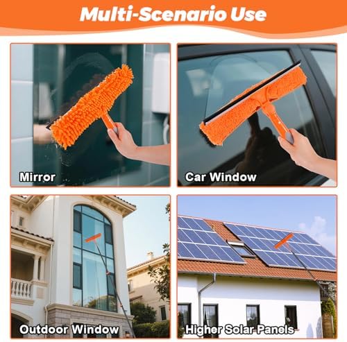 18FT Reach Carbon Fiber Window Squeegee - Image 5