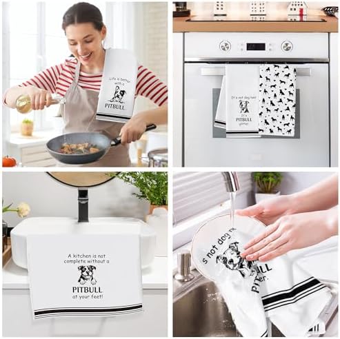 R HORSE Pitbull Kitchen Dish Towel - Image 4