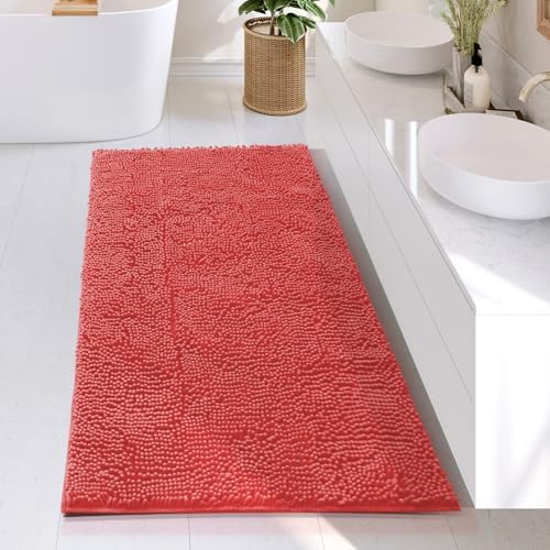 Hearth & Harbor Bathroom Rugs, Chenille Bath Mat by HearthHarbor