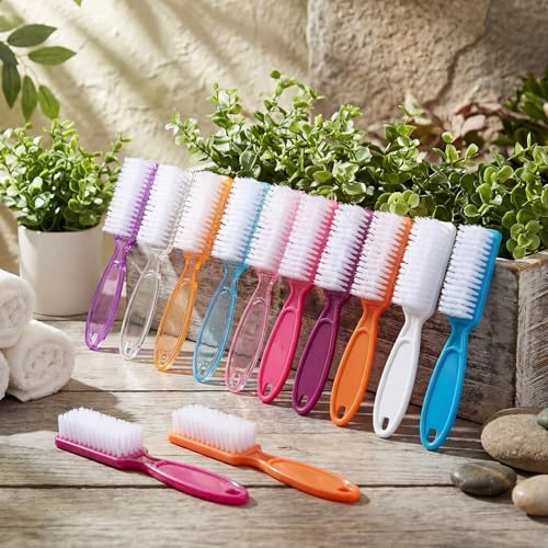 Patelai 100 Pieces Handle Grip Nail Brush Bulk - Image 5
