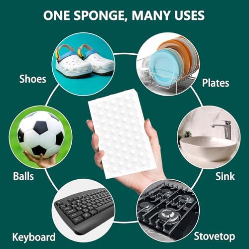20 Pack Magic Sponges Erasers, 2X Density Long Lasting Melamine Sponge in Bulk - Image 6