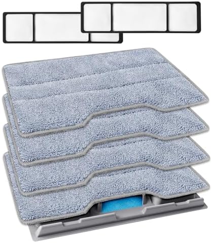 KEEPOW Reusable Mop Replacement Pads Compatible by KEEPOW