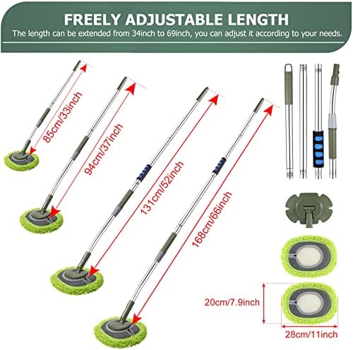 Wall Cleaner Mop Max 66’’ Long Handle, - Image 5
