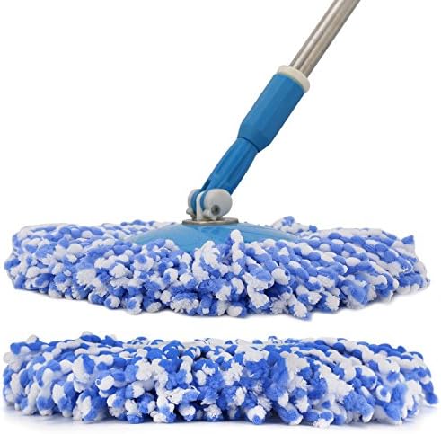 3 Pack 360° Spin Magic Mop Replacement Head, Round Shape Standard Size - Image 2