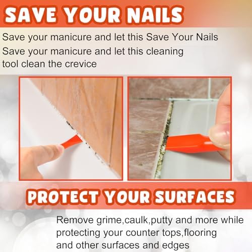 Tallew 9 Pcs Plastic Scraper Set Paint Tool Non Scratch Putty - Image 6