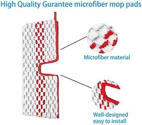 6 Pack Replace Mop Pads for Promist Max Microfiber Spray Mop Refill, Washable - Image 3