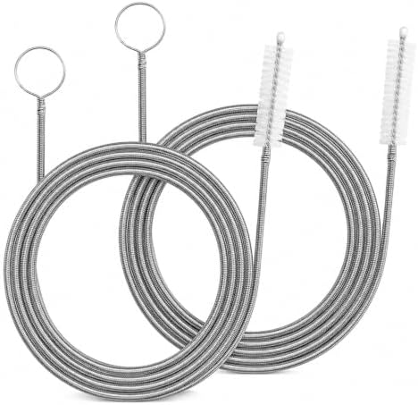 2-Pack 80 Inch Flexible Drain Brush, AC Drain Line Cleaner by EHIGTA