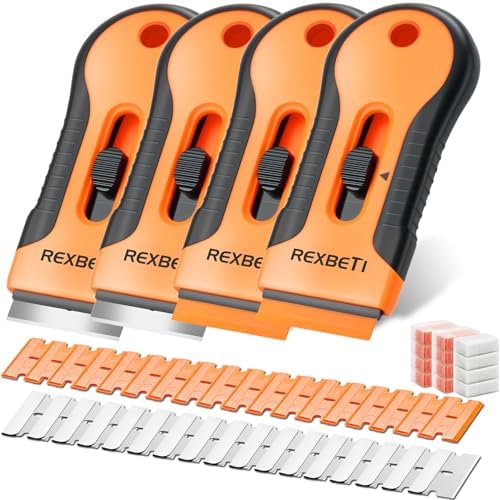 REXBETI Razor Blade Scraper Tool, Glass Stovetop Scraper by REXBETI