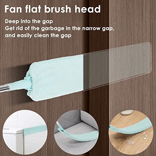 Gap Dust Cleaner Retractable Microfiber Gap Dust Brush Flexible Long Flat Gap - Image 6