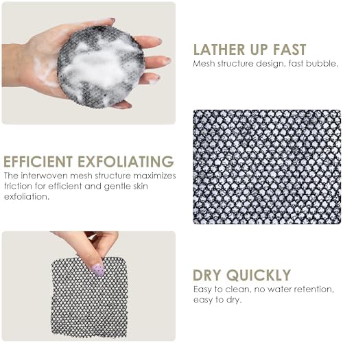 INNERNEED Body Shower Exfoliating Net Sponge Mesh Case Cover - Image 3