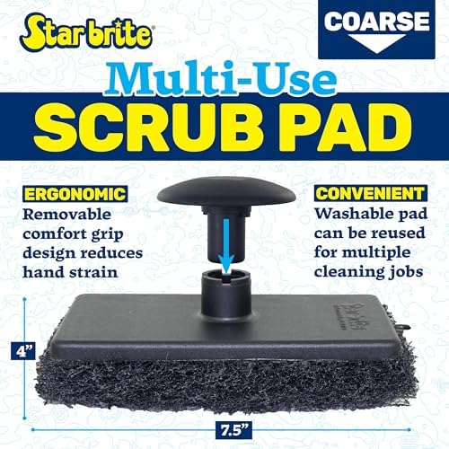 STAR BRITE Coarse Black Scrubber Pad - Image 2