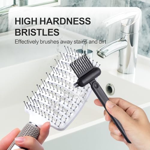2 Pack Hair Brush Cleaning Tool, 2-in-1 Cleaner Tool, Portable Cleaning Tool Set - Image 4
